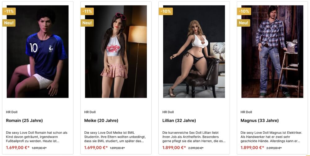HR Doll Modelle