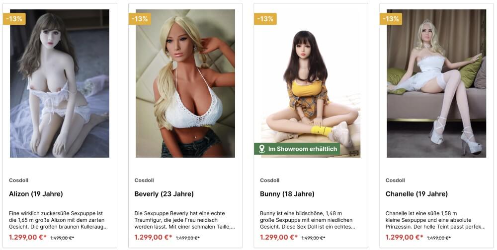 weitere auswahl cosdolls
